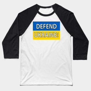 Defend Ukraine Baseball T-Shirt